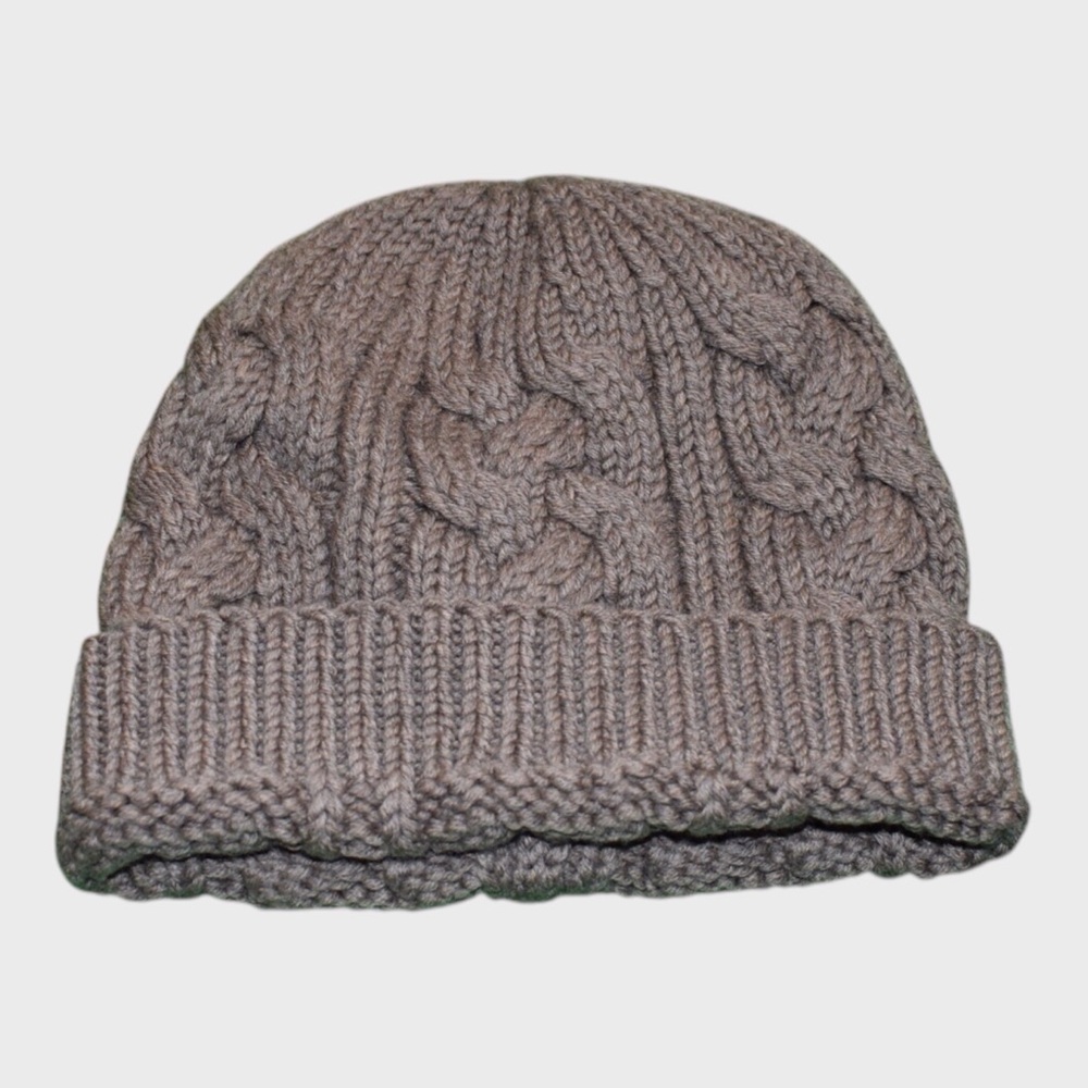 NWT Aritzia Babaton Cornell Merino Wool Cable Knit Slouchy Beanie Hat